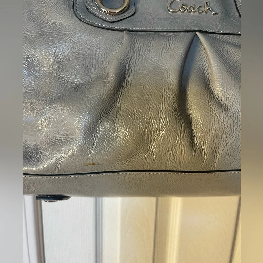 Coach Large Gray Ashley Satchel